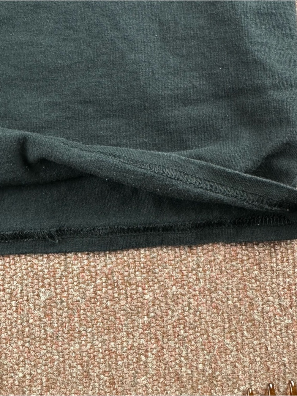 Champion Black Tee with Signature Red & White Logo - Picture 6 of 8